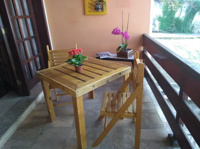 Mesas e cadeiras pallet
