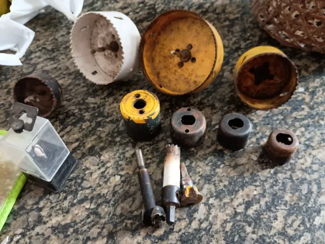 Ferramentas pra furadeira de bancada