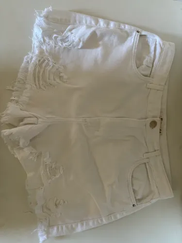 Short jeans branco
