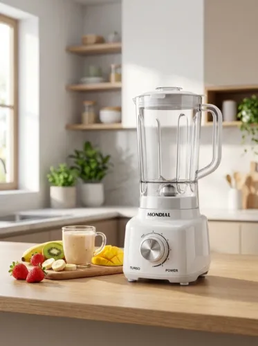 LIQUIDIFICADOR MONDIAL 220V BRANCO