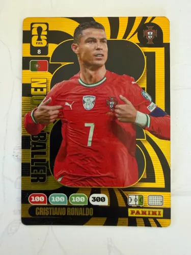 Cards Panini Adrenalyn XL Cristiano Ronaldo e Haaland
