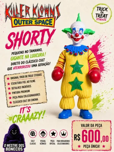 ? SHORTY ? O PALHAÇO MAIS INSANO DO CULT HORROR CHEGOU! ?