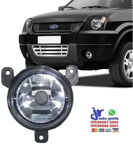 Par Farol de Milha Ford Ecosport 03 04 05 06 07 Auxiliar Neblina