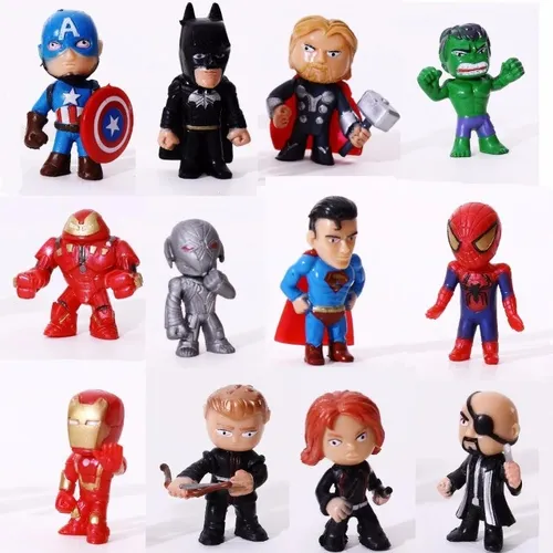 12 Miniaturas: Marvel / Vingadores - Novas