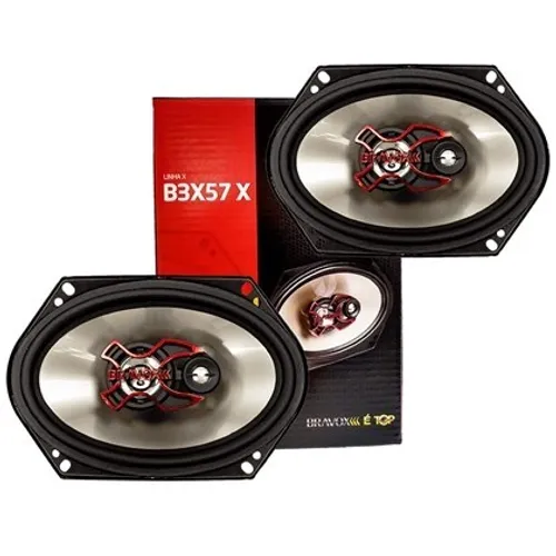 Par Alto Falante Coaxial 5x7 Bravox
