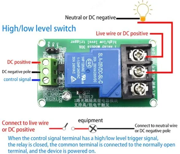 Módulo Relé 1 Canal 12v 30a 250vca Arduino Automação COD-AM489 