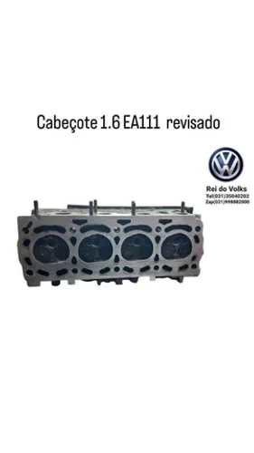 Cabeçote  1.6 8 valvula  EA111  para Polo, Gol,Voyage, Saveiro e Fox 