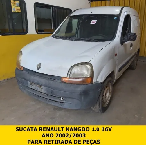 Sucata Renault Kangoo 1.0 16v Ano 2002/2003 Para Retirada De Peças