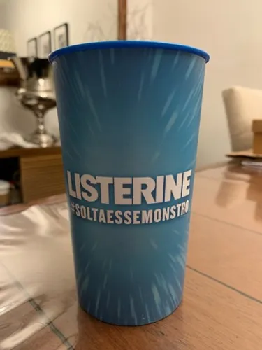 Copo plástico colecionador Listerine novo