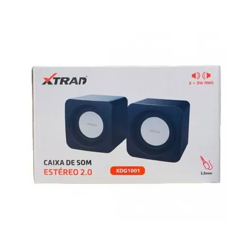 Caixa De Som USB/P2 Para Computador Xtrad XDG1001