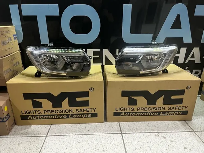 Farol logan sandero led tyc 2020 2021 2022 valor unitário 