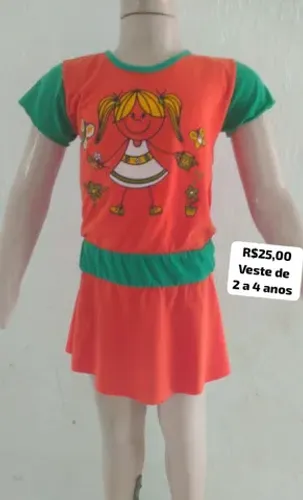 Lindas opções de roupa infantil para meninas 
