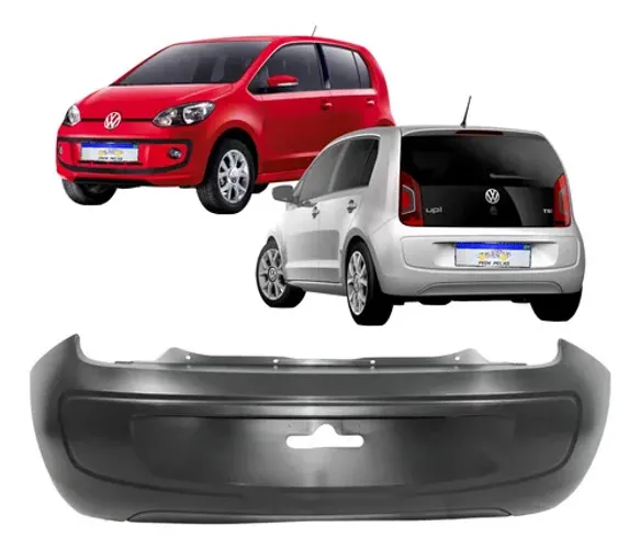 Parachoque Volkswagen Traseiro Up 2014 2015 2016 2017 Novo