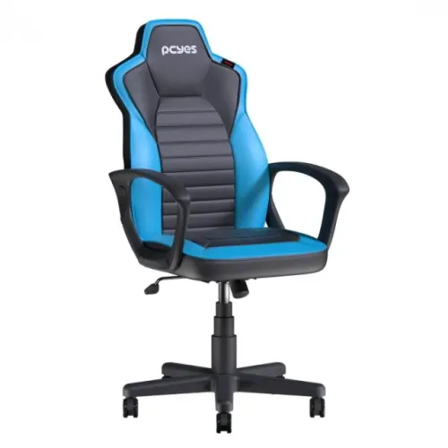 Cadeira Gamer PCYes Mad Racer STI Turbo Arctic Blue - WZetta