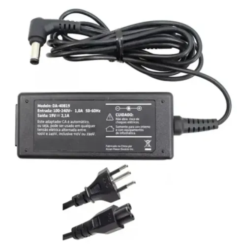 Fonte Para Notebook Positivo 19V 2,1A 40W Sim+ Séries Adp-40ph 