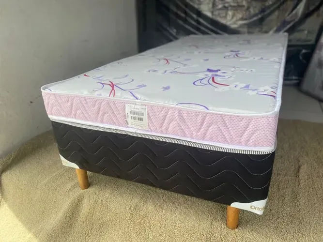 Cama de Solteiro, Colchão D20 Ortobom