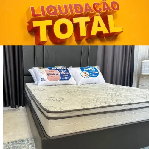 base reforçada + colchao confortavel   