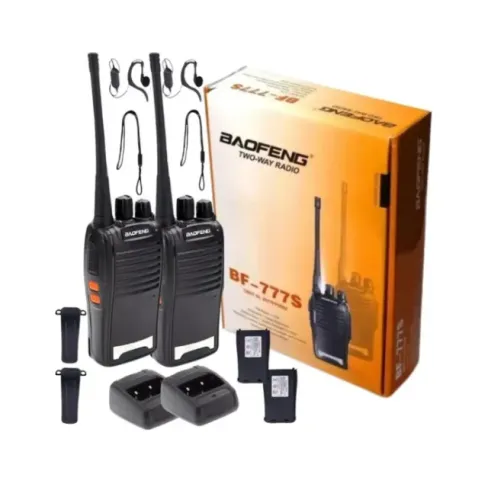RADIO COMUNICADOR WALKIE TALK PAR PRETO BAOFENG BF-777S