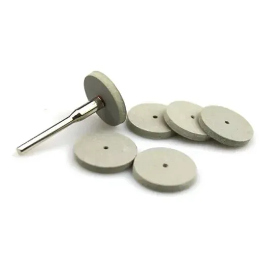 Jogo de Disco de Borracha Uso em Microrretífica - Kit para Polimento com 6 Discos