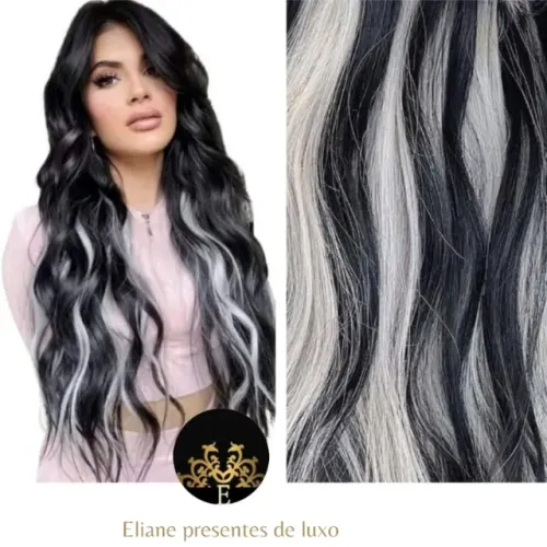 MORENA ILUMINADA TELAS FIXAS DE CABELO BIO HUMANO.