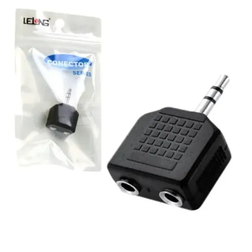 Adaptador P2 x 2xP2 Fêmea 