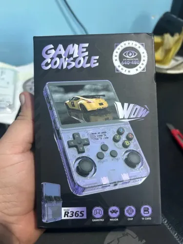 Vídeo game retrô portátil r36s