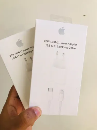 Carregador iPhone Lightning Turbo 20W Apple Novo (Com Garantia)