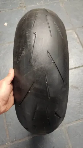 Pneu usado Pirelli Rosso4 190/55-17