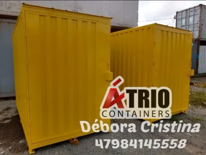 Container obra pintura acrílica 3x1.5x2.20