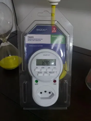 Timer Temporizador Digital Bivolt Liga Desliga Exatron