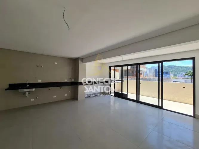 Apto Garden c/2 suítes,José Menino,Santos-Cod:1035