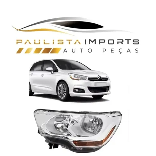 Farol C4 Lounge 2013 2014 2015 2016 ( Novo )
