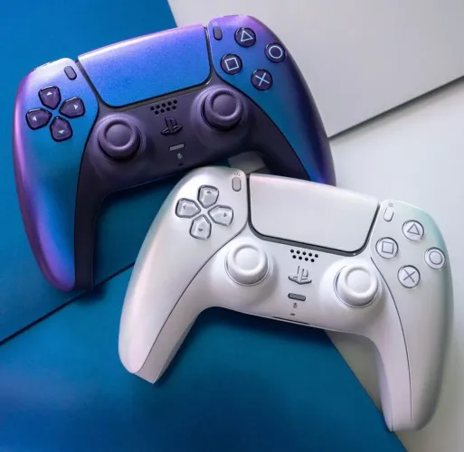Controle PS5 - DualSense novas cores Chroma Pearl ou Indigo