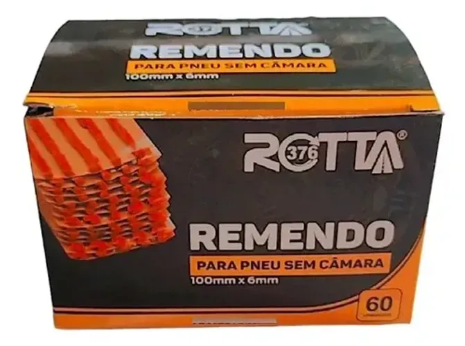 Refil Para Pneu Remendo Macarrão Rotta Caixa-60 Pçs