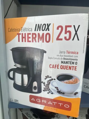 Cafeteira Elétrica Inox Thermo 25X Agratto