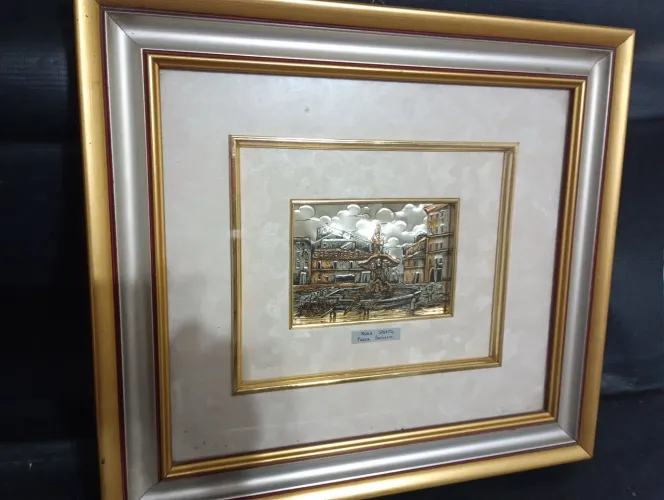 Quadro Itália - Fontana Del Tritoni -Edicao Unica 