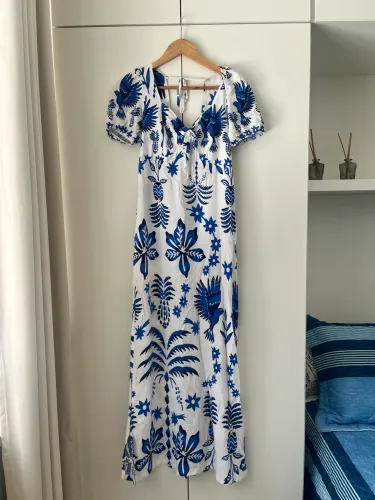 Vestido Longo estampado Verão