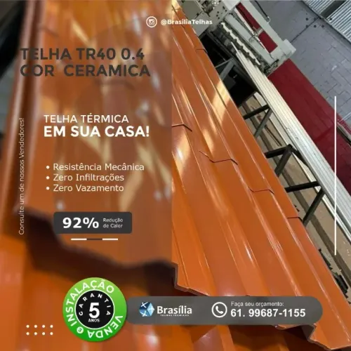 Telhado Térmico - Serralheria Premium - Venda e Instalação 