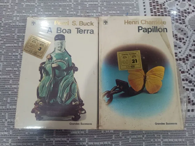 Livros: A Boa Terra + Papilon