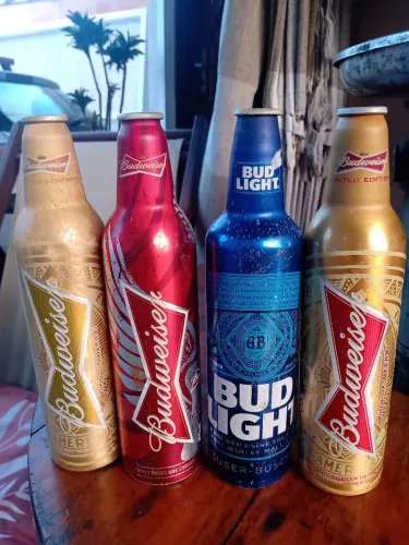 Garrafas de alumínio Budweiser