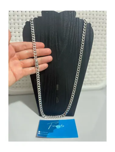 Cordão Prata 950 Legítima Maciço 86 gramas
