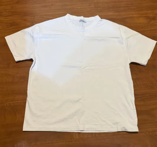 Camiseta Branca Básica Zara