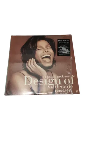 Laser Disc Album: Janet Jackson Design of a Decade 1986/1996 Semi-Novo