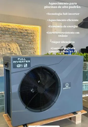 Trocador de Calor Brustec BR 80 - Novo na Caixa - Para Piscina