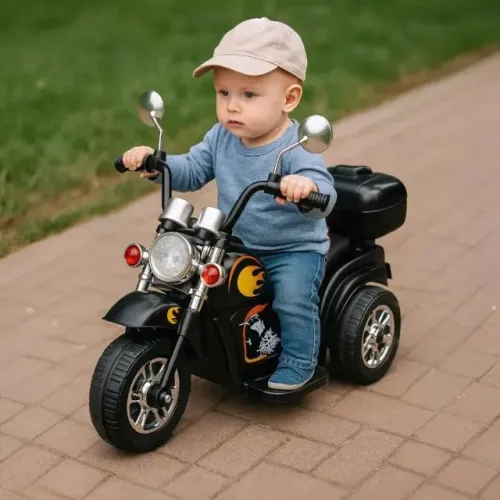 Mini Moto Elétrica 6v Infantil Com Música E Farol Zippy Toys