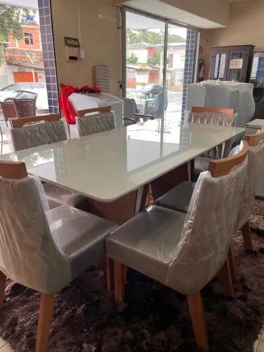 Mesa de Jantar Atenas com 6 Cadeiras