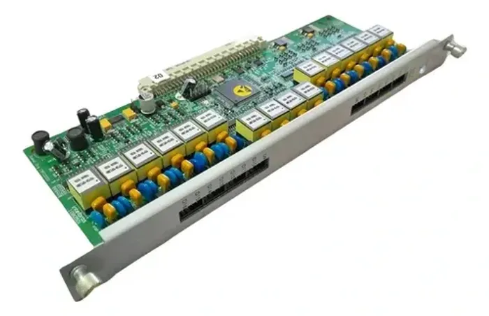 placa 16 ramais digitais impacta rack
