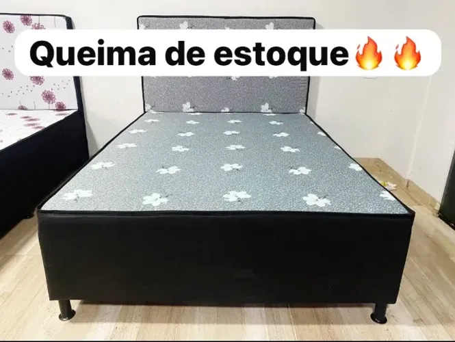 Cama box suporte solteiro 