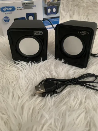 Caixa De Som Para Computador Novo Com Garantia Imperdível