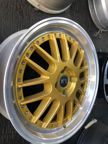 Rodas aro 18 4x100 com bordas diamantadas por 4990$ novas instaladas 